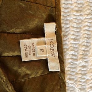 J. Crew Tops - J crew ochre silk cami J. Crew Tops - J crew ochre silk cami
